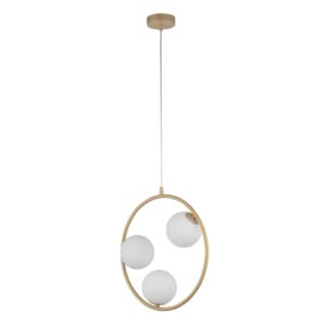 Lampa Wisząca Sigma Aqua Złoty Beż x3