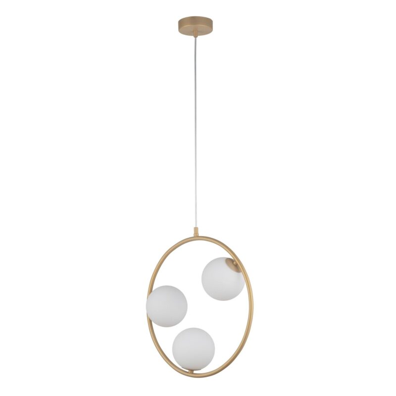 Lampa Wisząca Sigma Aqua Złoty Beż x3