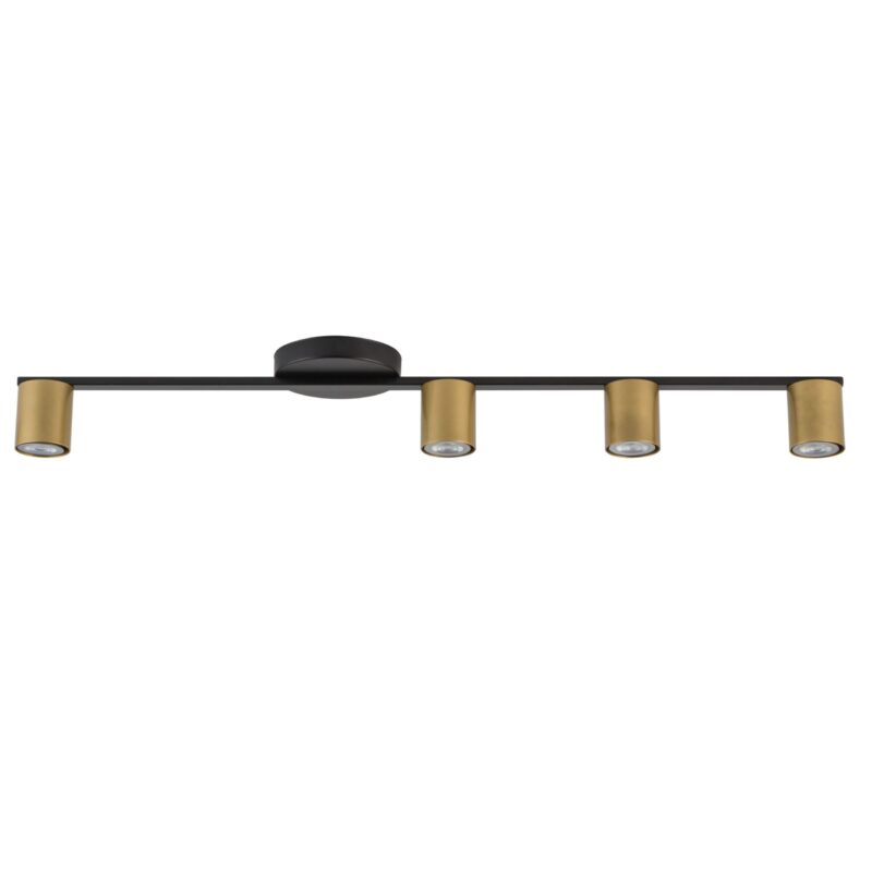 Plafon Sigma Sky Czarno Złoty Plafon/Spot x4