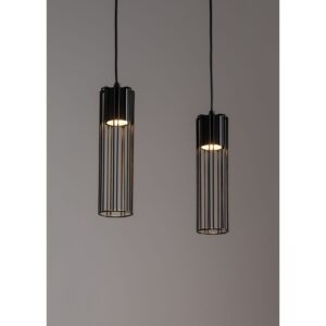 Lampa Wisząca Sigma Fobia Prosty Czarny x2