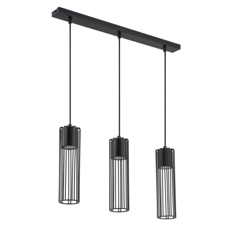 Lampa Wisząca Sigma Fobia Prosty Czarny x3