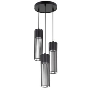 Lampa Wisząca Sigma Fobia Koło Czarny x3