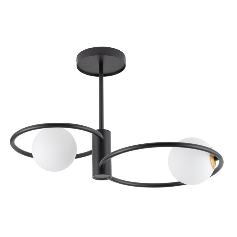 Plafon Sigma Aqua Czarny x2