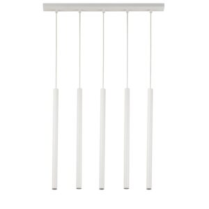 Lampa Wisząca Sigma Sopel Prosty Biały x5