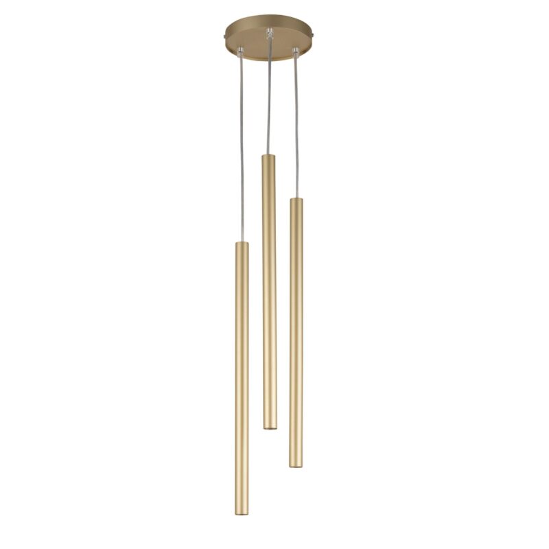 Lampa Wisząca Sigma Sopel Koło Złoty x3