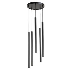 Lampa Wisząca Sigma Sopel Koło Czarny x5