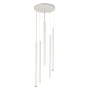 Lampa Wisząca Sigma Sopel Koło Biały x5