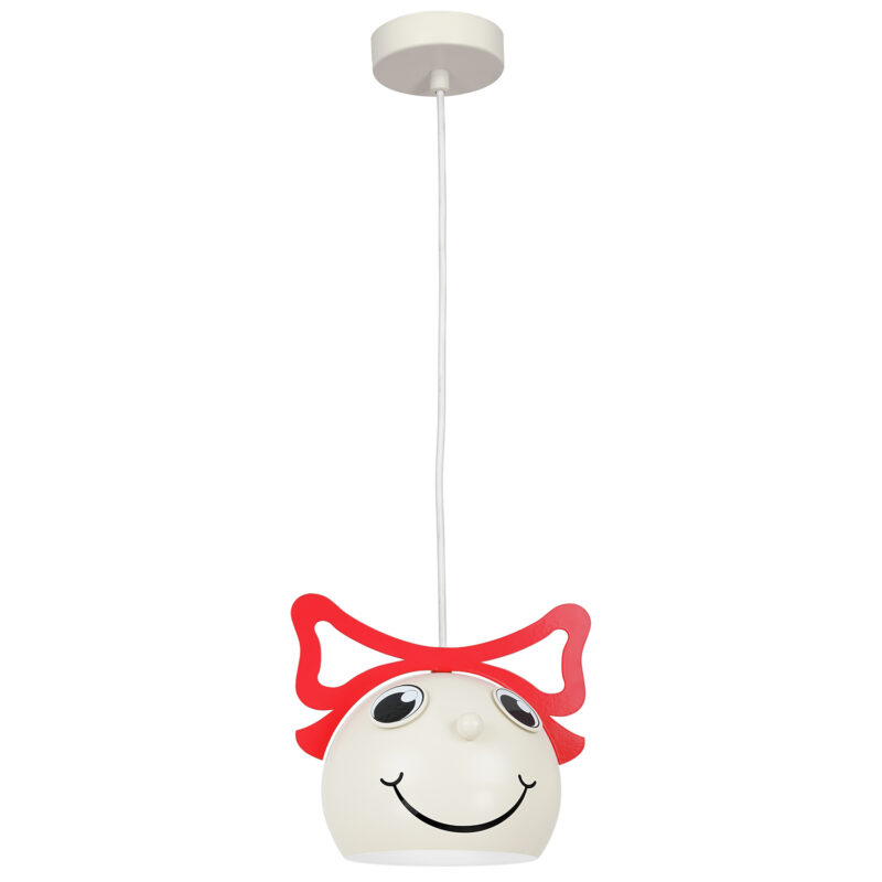 Żyrandol Luminex Bambini Girl Red Bow x1