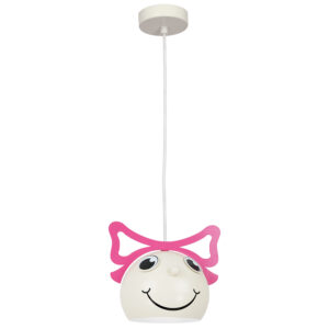 Żyrandol Luminex Bambini Girl Pink Bow x1