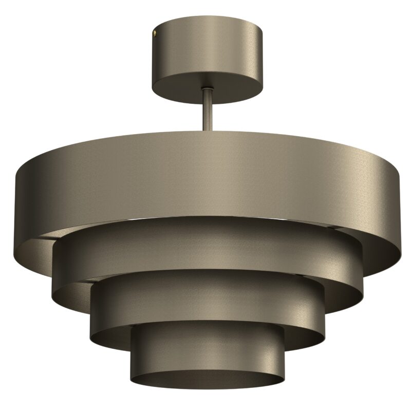 Plafon Luminex Rings Titanium Gold x1