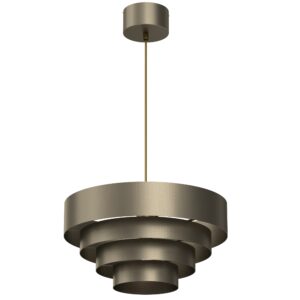Żyrandol Luminex Rings Titanium Gold x1