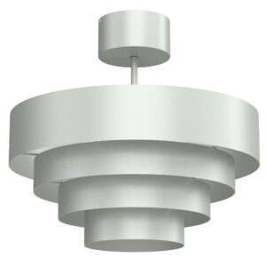 Plafon Luminex Rings Light Grey x1
