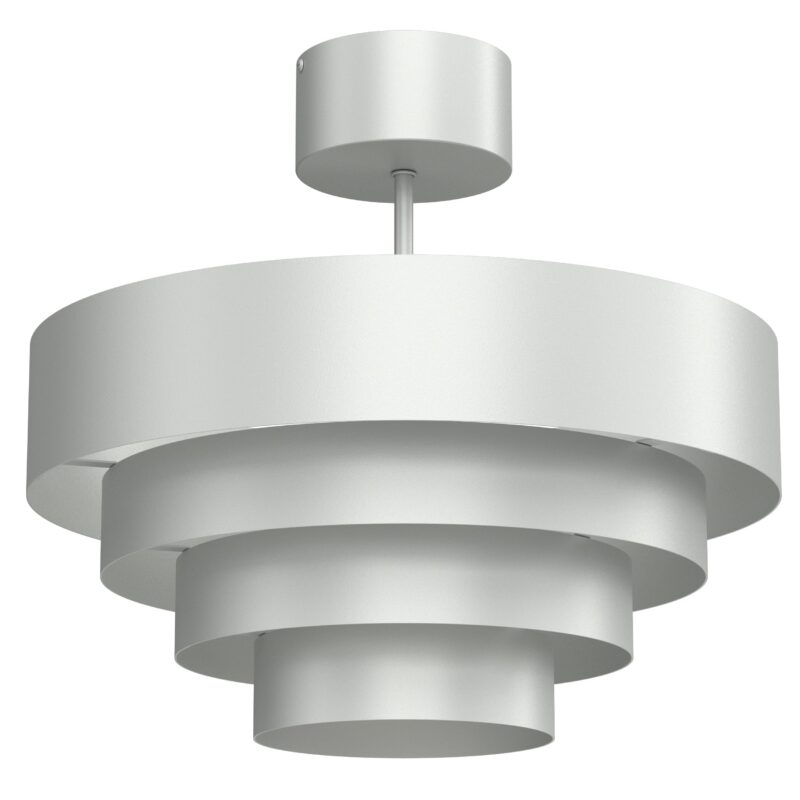 Plafon Luminex Rings Light Grey x1