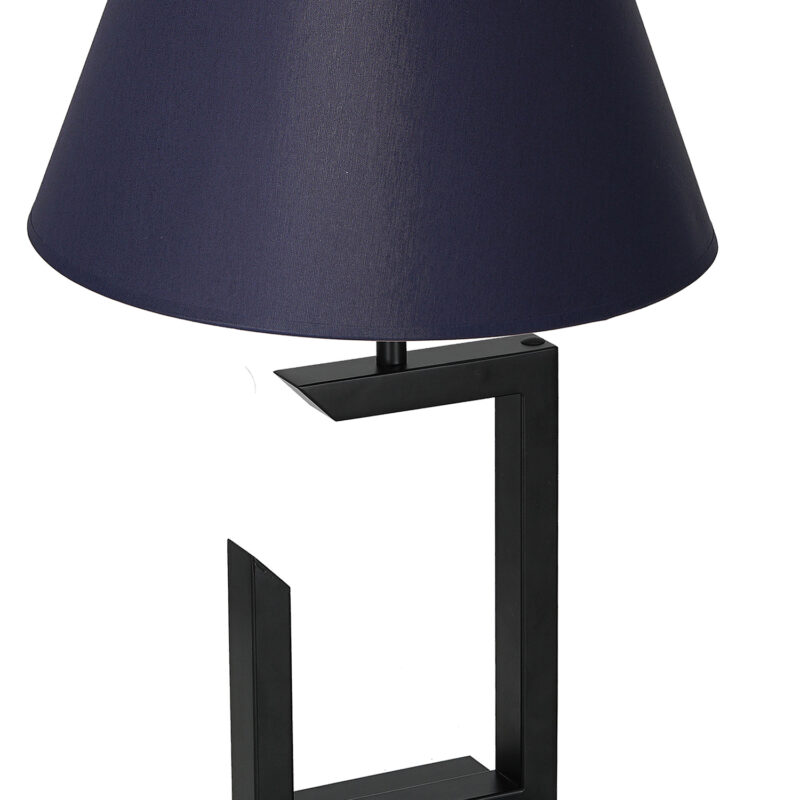 Lampa biurkowa z abażurem Luminex H450 czarna 3399 x1 - obrazek 3