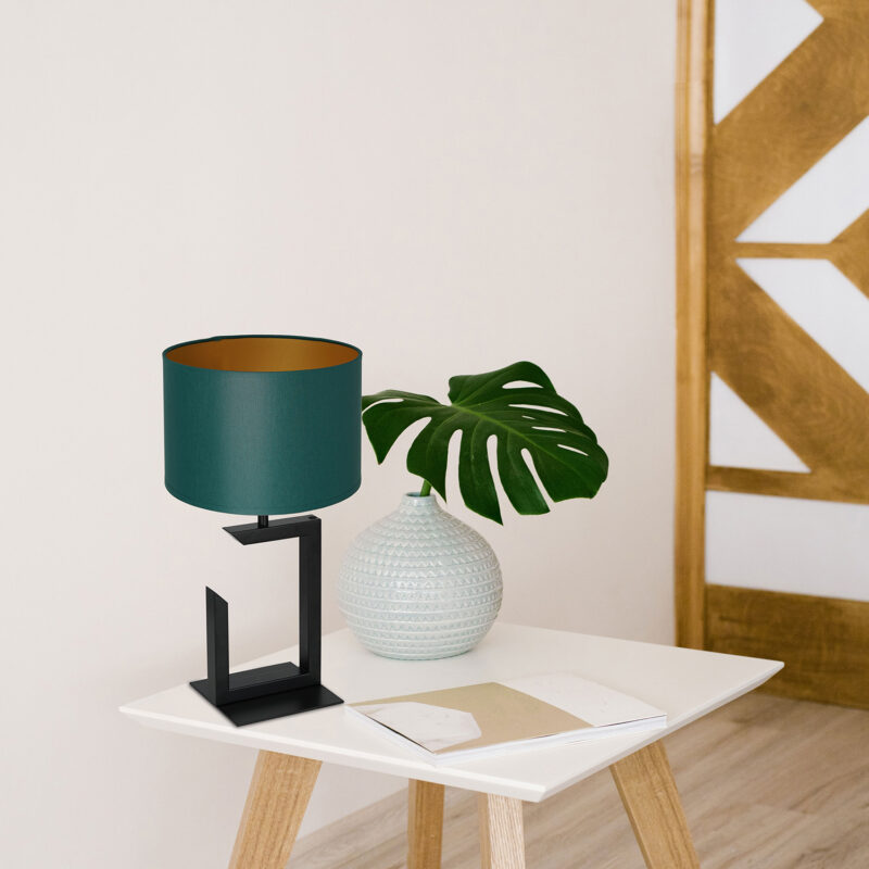 Lampa biurkowa z abażurem Luminex H450 czarna 3405 x1 - obrazek 4