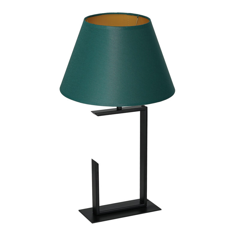 Lampa biurkowa z abażurem Luminex H520 czarna 3412 x1