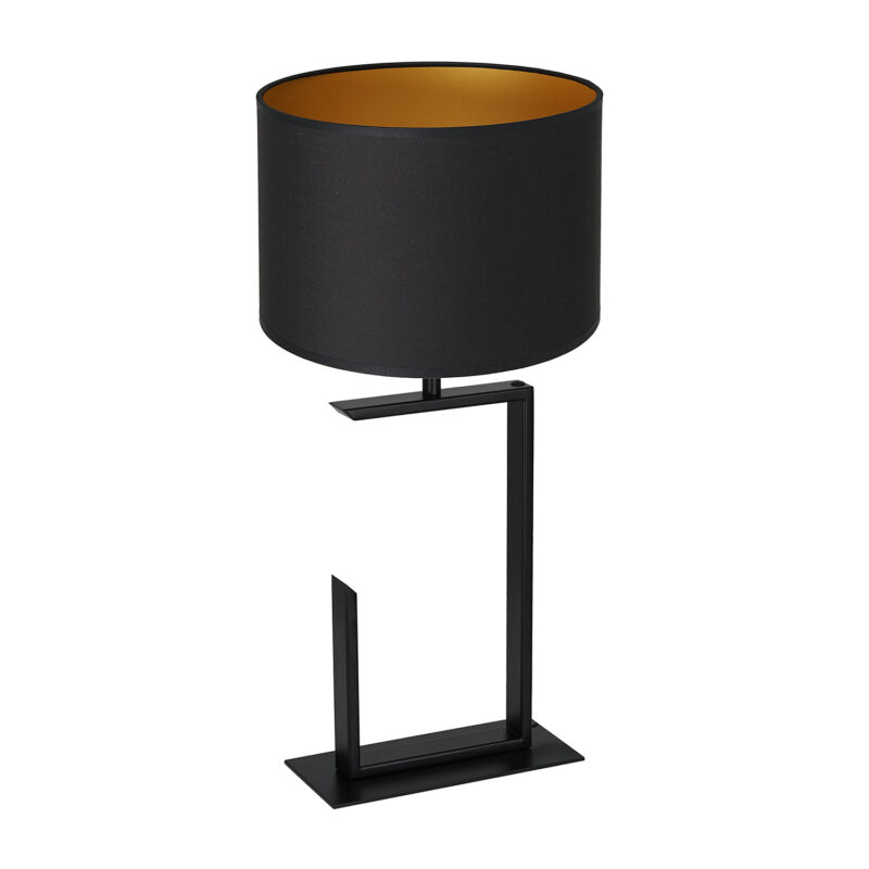 Lampa biurkowa z abażurem Luminex H520 czarna 3417 x1