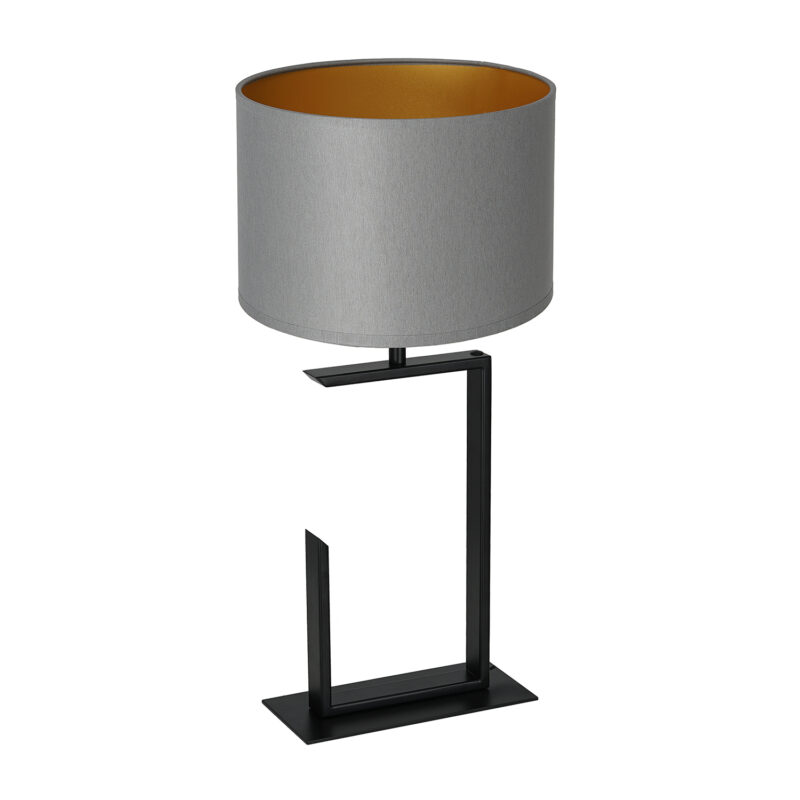 Lampa biurkowa z abażurem Luminex H520 czarna 3418 x1
