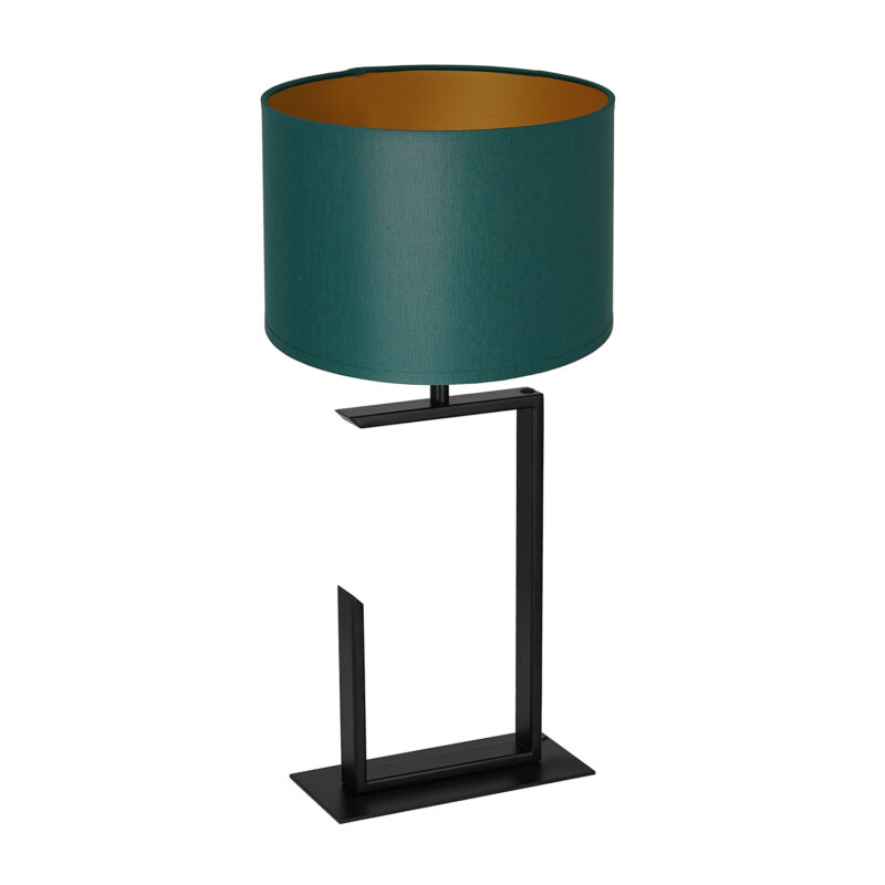 Lampa biurkowa z abażurem Luminex H520 czarna 3419 x1