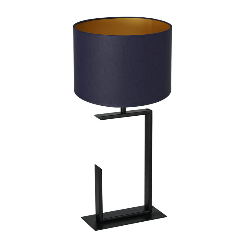Lampa biurkowa z abażurem Luminex H520 czarna 3420 x1