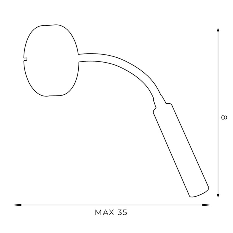 Kinkiet Luminex Arden G9 biały x1 - obrazek 5