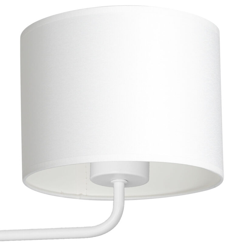 Kinkiet z abażurem Luminex Arden 3422 biały x1 - obrazek 3