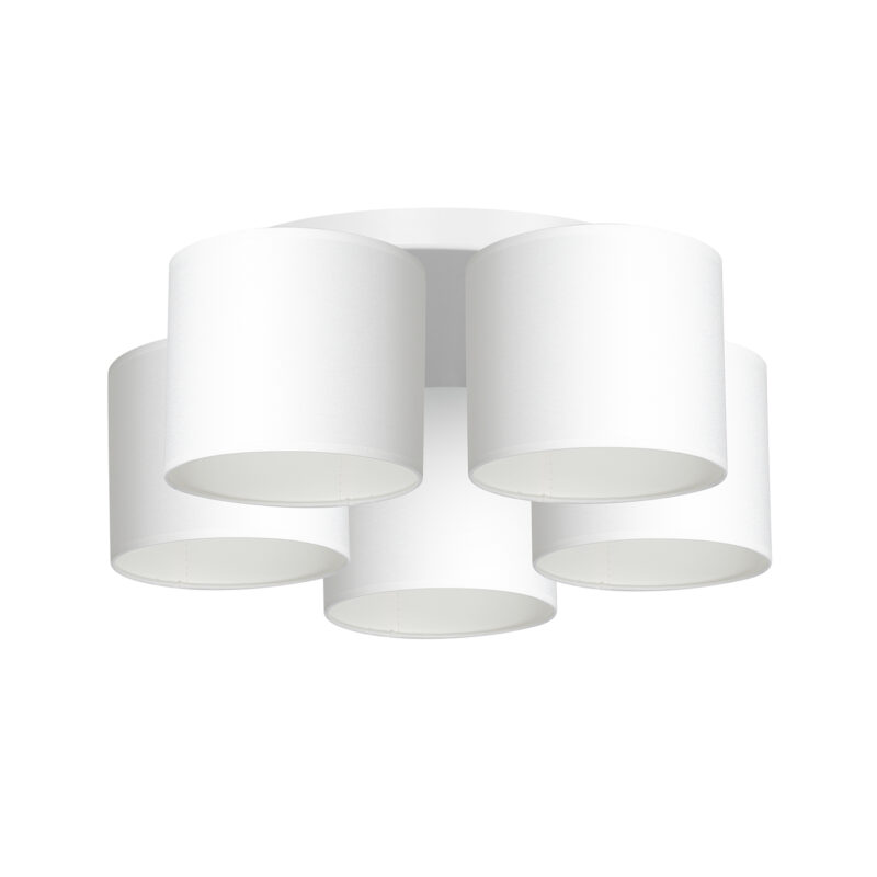 Plafon z abażurem Luminex Arden 3425 biały x5