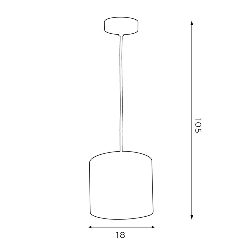 Żyrandol z abażurem Luminex Arden 3426 biały x1 - obrazek 5