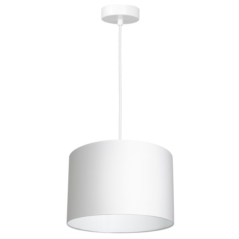 Żyrandol z abażurem Luminex Arden 3427 biały x1