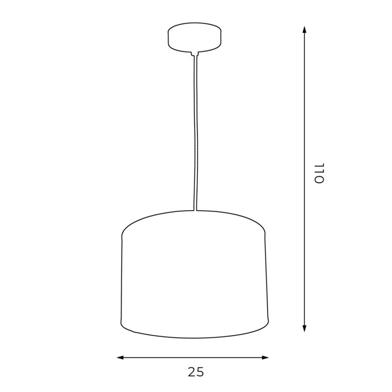 Żyrandol z abażurem Luminex Arden 3427 biały x1 - obrazek 5