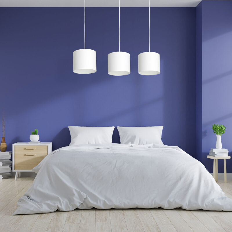 Żyrandol z abażurem Luminex Arden 3429 listwa biały x3 - obrazek 4