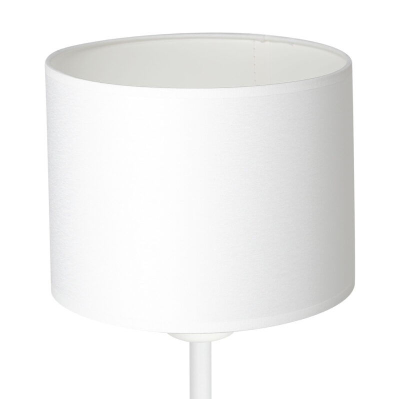 Lampa biurkowa z abażurem Luminex Arden 3432 H34 biała x1 - obrazek 3