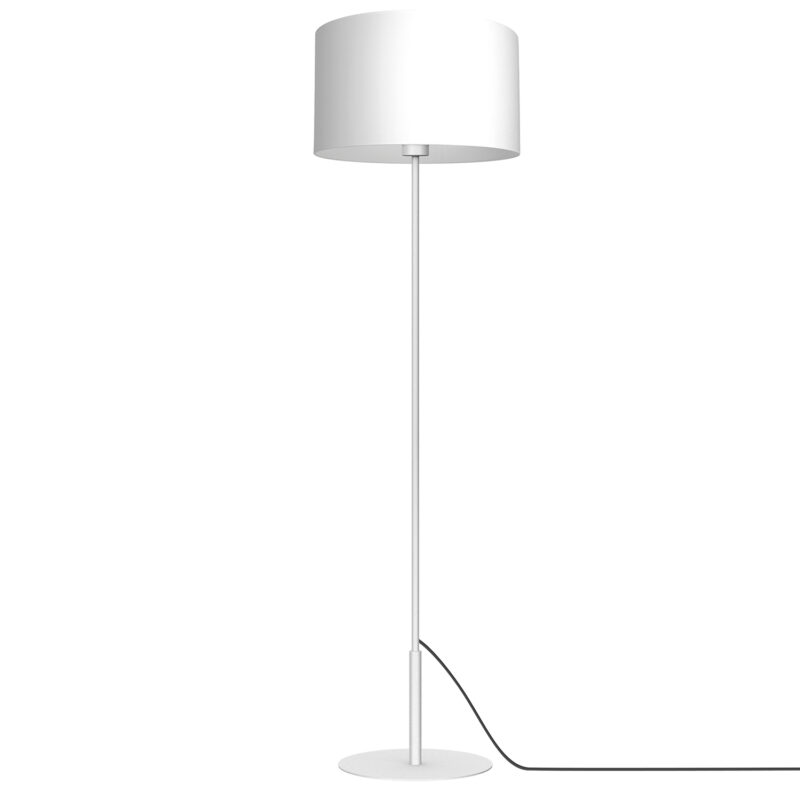 Lampa podłogowa z abażurem Luminex Arden 3434 biała x1