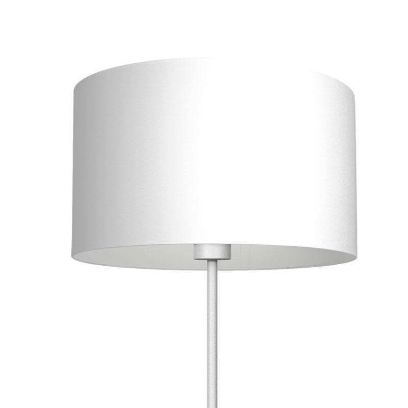Lampa podłogowa z abażurem Luminex Arden 3434 biała x1 - obrazek 3