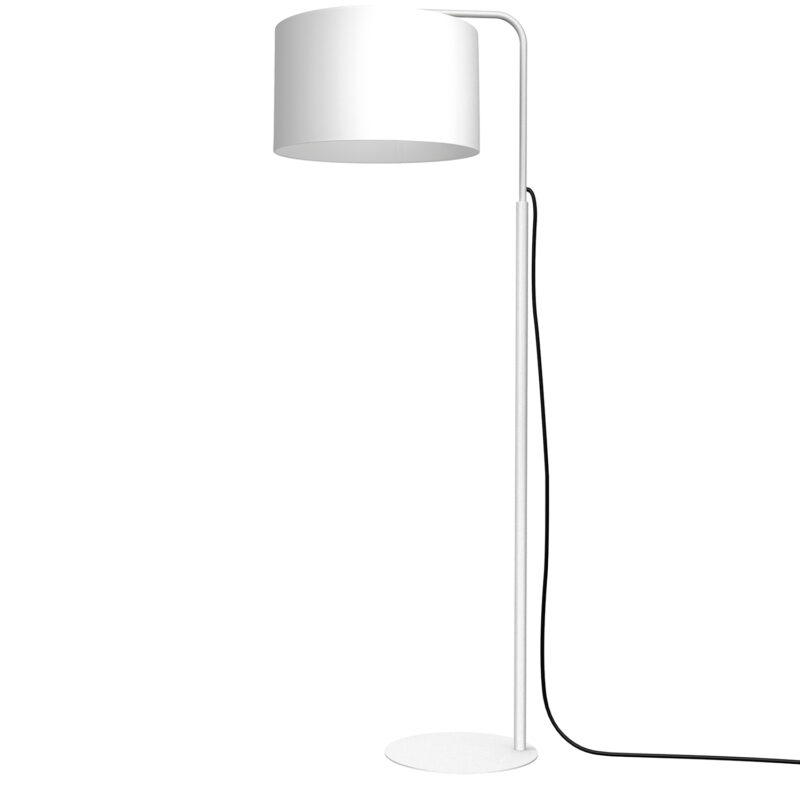 Lampa podłogowa z abażurem Luminex Arden 3435 biała x1