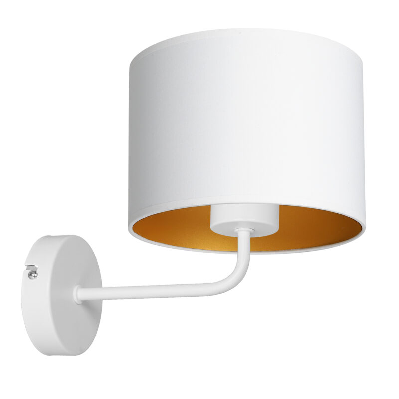 Kinkiet z abażurem Luminex Arden 3441 biały x1