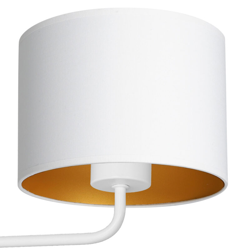 Kinkiet z abażurem Luminex Arden 3441 biały x1 - obrazek 3