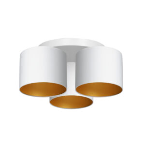 Plafon z abażurem Luminex Arden 3443 biały x3