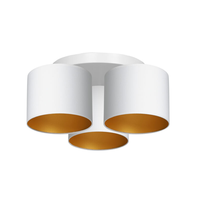 Plafon z abażurem Luminex Arden 3443 biały x3