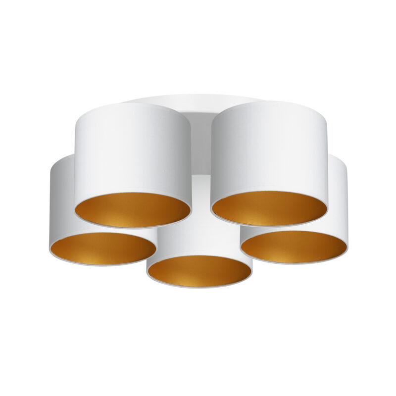 Plafon z abażurem Luminex Arden 3444 biały x5