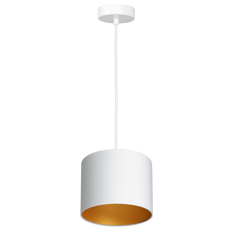 Żyrandol z abażurem Luminex Arden 3445 biały x1