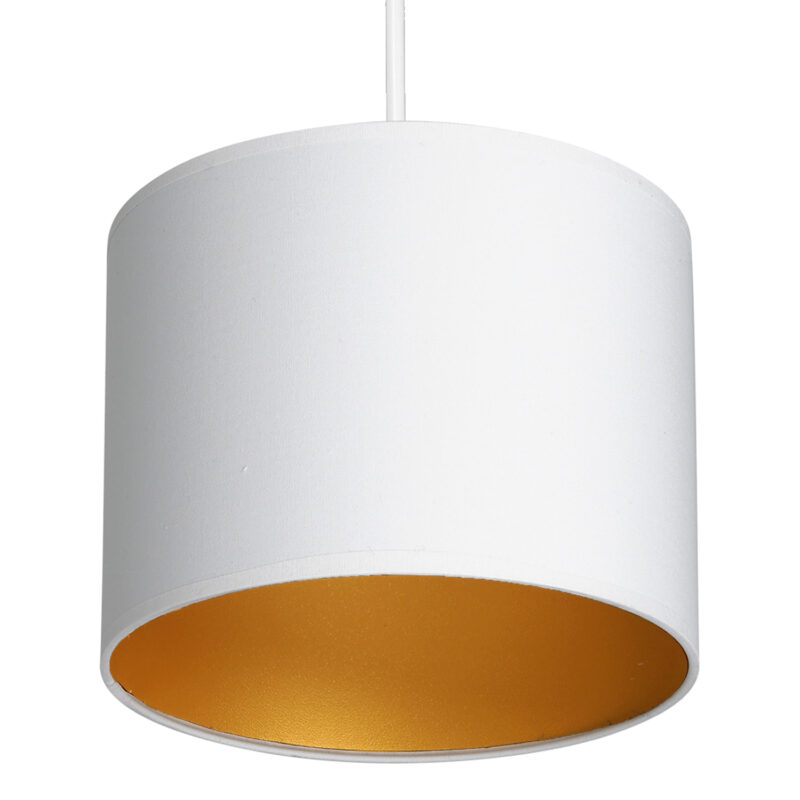 Żyrandol z abażurem Luminex Arden 3445 biały x1 - obrazek 3