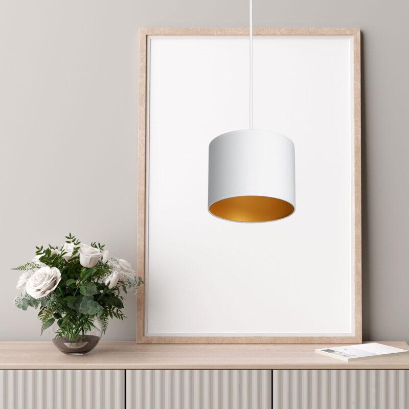 Żyrandol z abażurem Luminex Arden 3445 biały x1 - obrazek 4