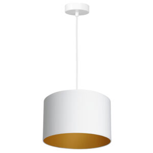 Żyrandol z abażurem Luminex Arden 3446 biały x1