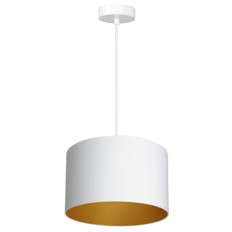 Żyrandol z abażurem Luminex Arden 3446 biały x1