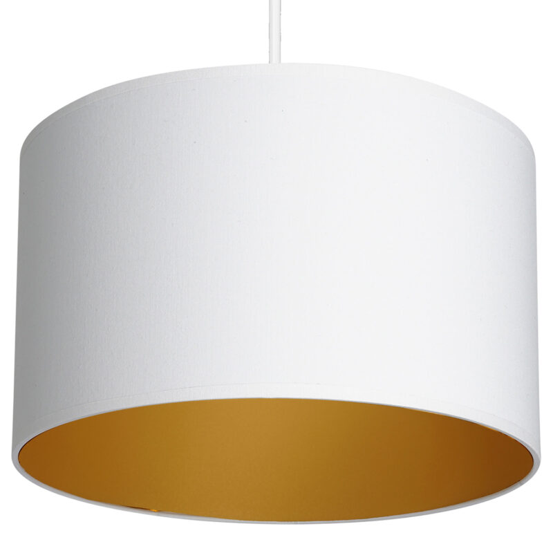 Żyrandol z abażurem Luminex Arden 3446 biały x1 - obrazek 3