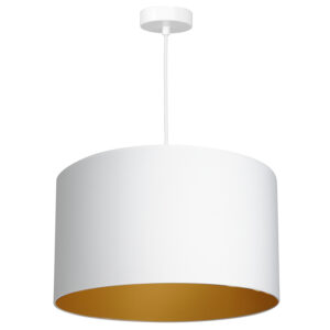 Żyrandol z abażurem Luminex Arden 3447 biały x1