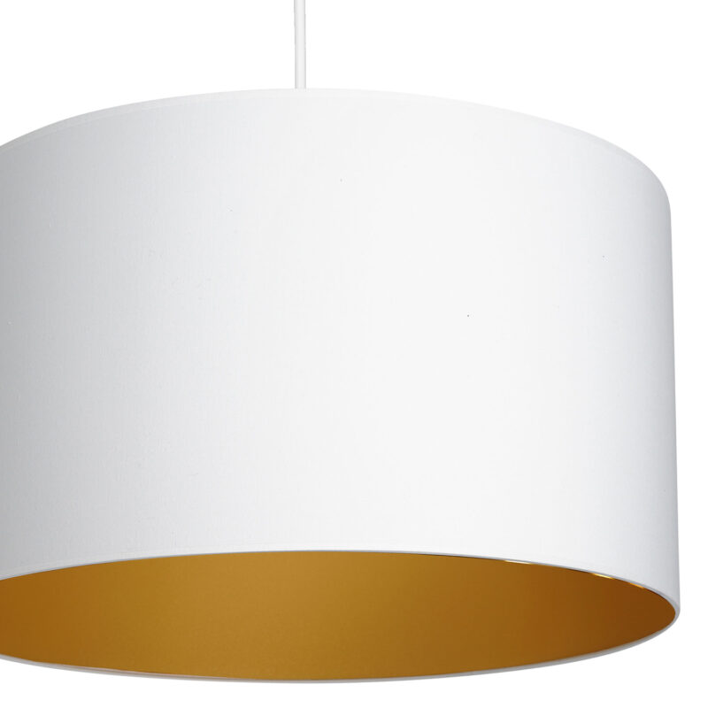 Żyrandol z abażurem Luminex Arden 3447 biały x1 - obrazek 3