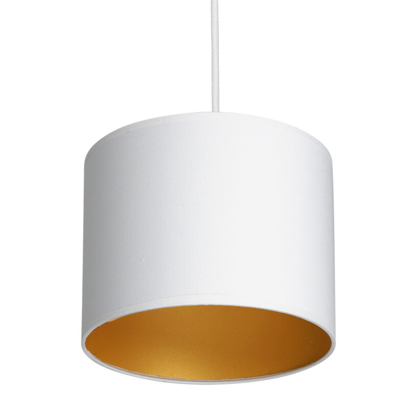 Żyrandol z abażurem Luminex Arden 3448 listwa biały x3 - obrazek 3
