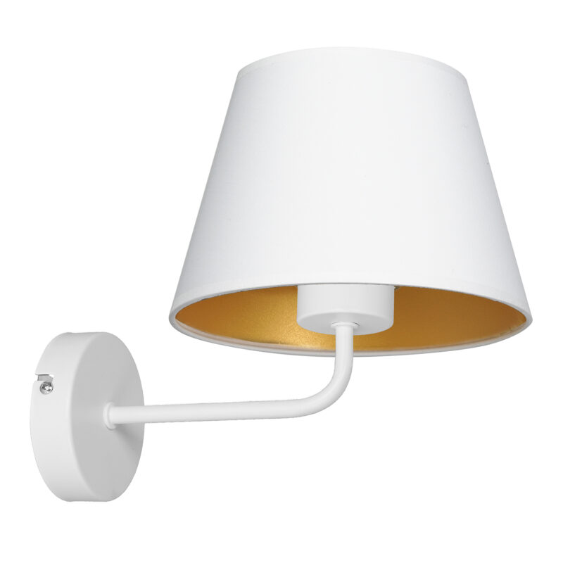 Kinkiet z abażurem Luminex Arden 3455 biały x1